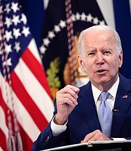 The White House announced it would allocate $1 billion in funding from the American Rescue Plan to independent meat and poultry producer, and pictured, U.S. President Joe Biden on December 22, 2021 in Washington, DC.
Drew Angerer/Getty Images