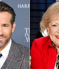 Ryan Reynolds responds to Betty White saying he can't get over her.
Mandatory Credit:	Getty Images