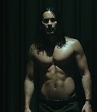 Leto plays Michael Morbius, a scientist who attempts to cure his rare blood disease by using bat DNA, but instead turns into a vampire.
	From Youtube