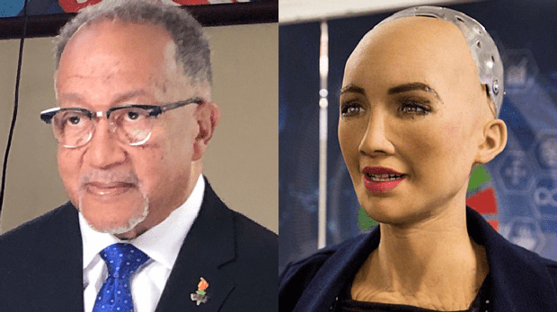 At 8 p.m. EST, Dr. Chavis will engage Sophia the Robot in what Johns called a timely and pivotal dialogue on automation and robotic advancements affecting Black America and global society.