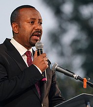 US President Joe Biden spoke with Ethiopian Prime Minister Abiy Ahmed on January 10, raising concerns over air strikes in Ethiopia's northern Tigray region and urging the leader of Africa's second most populous country to negotiate a ceasefire after 14 months of war.
Mandatory Credit: Jemal Countess/Getty Images