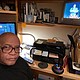 Retired Portland educator and World Arts Foundation co-founder Ken Berry at the controls of video editing equipment used to produce Keep Alive the Dream, a new historic film documenting 43 years of annual MLK tributes and showcasing the lives of African Americans in Oregon.