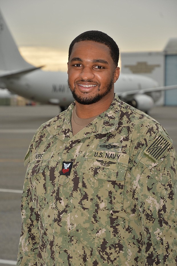 Petty Officer 1st Class Kendrick Pope
