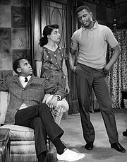 Sidney Poitier, right, in the movie ‘A Raisin in the Sun.’