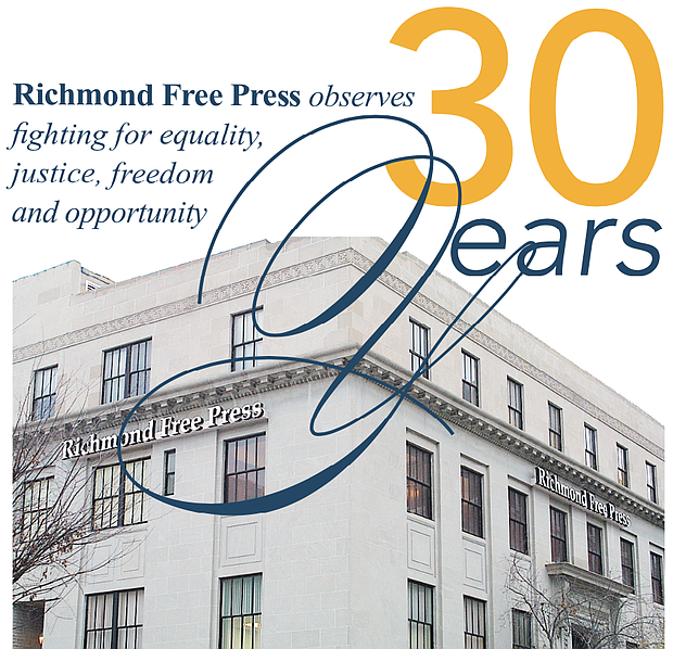 The Richmond Free Press building at 5th and Franklin streets in Downtown is the third home of the newspaper in its 30-year history. The newspaper started in a building at 201 W. Broad St, and later moved to 101 W. Broad St. Seeking higher visibility and greater public access with each move, the company purchased and relocated to its current building in December 2001.