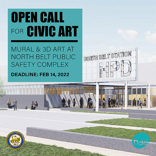 Artist rendering of the new North Belt Public Safety Complex, 31,000 square foot facility with shared amenities for both the Houston Police and Fire Departments.