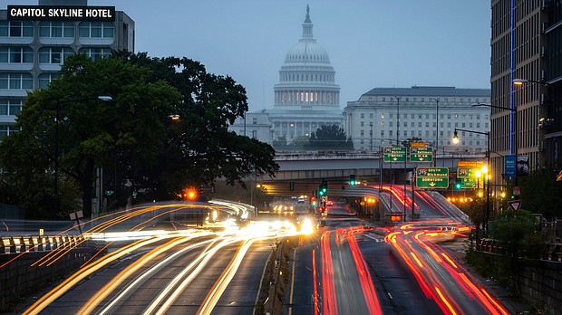 Senate Republicans are expected to once again block a voting bill put forward by Democrats in the latest partisan showdown over voting rights, an issue Democrats are seeking to spotlight despite the fact that they lack the votes to pass the legislation, and pictured, U.S. Capitol on October 6, 2021 in Washington, DC.
Mandatory Credit:	Drew Angerer/Getty Images
