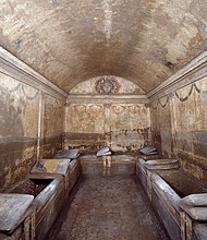 The Ipogeo dei Cristallini will open its ancient Greek tombs to the public in June 2022.
Mandatory Credit:	Archivio dell'arte, Pedicini fotografi