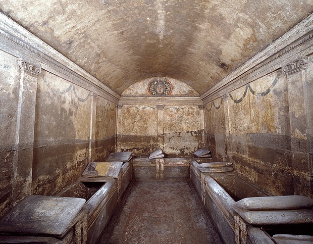 The Ipogeo dei Cristallini will open its ancient Greek tombs to the public in June 2022.
Mandatory Credit:	Archivio dell'arte, Pedicini fotografi