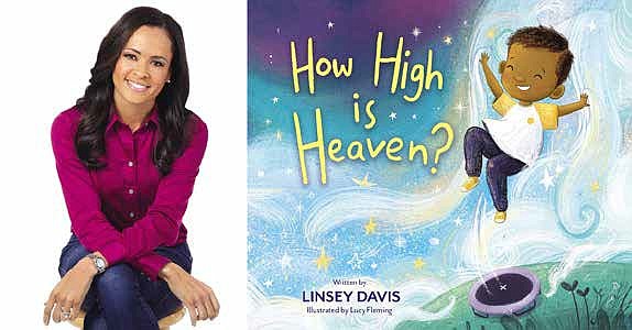 How High Is Heaven? features charming illustrations by bestselling artist Lucy Fleming.