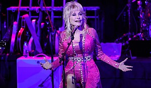 Dolly Parton, pictured here, on October 24, 2021 in Nashville, Tennessee celebrated her 76th birthday Wednesday by posting a photo of her wearing a pink outfit with red lace accents on her verified Twitter account.
Mandatory Credit:	Jason Kempin/Getty Images