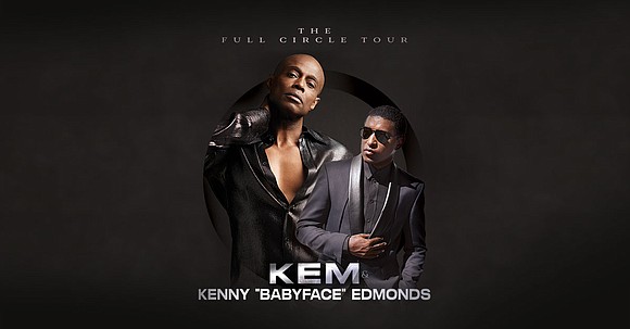 R&B LEGENDS KEM & KENNY ‘BABYFACE’ EDMONDS ANNOUNCE “THE FULL CIRCLE TOUR” HOSTED BY SHERRI SHEPHERD