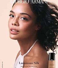 Tessa Thompson for Armani beauty by Mikael Jansson