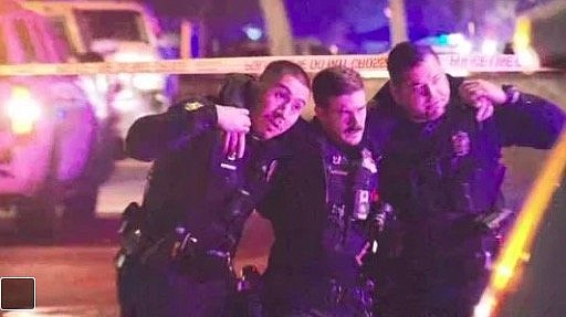 At least six people, including five police officers, were injured during a shooting early Friday in a Phoenix suburb, police …