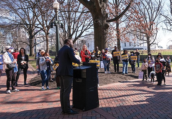 Members of the Virginia State Conference NAACP and other activists gathered last Saturday at Capitol Square to share concerns and ...