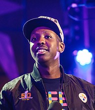Jamal Edwards presents an award at NCS YES Live at The Roundhouse in London on March 29, 2016. Edwards, a music entrepreneur best known for founding media platform SBTV, has died at the age of 31.
Mandatory Credit:	Joseph Okpako/WireImage/Getty Images