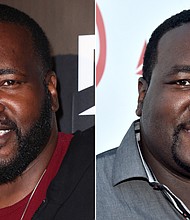 Left, Quinton Aarons in February 2022 and right in October 2016.
Mandatory Credit:	Getty Images