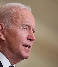 President Joe Biden's executive order will also allow the US to impose sanctions on anyone operating in those areas.
Mandatory Credit:	Alex Wong/Getty Images