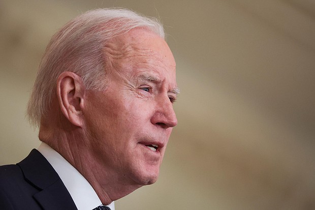 President Joe Biden's executive order will also allow the US to impose sanctions on anyone operating in those areas.
Mandatory Credit:	Alex Wong/Getty Images