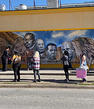 Photos below are courtesy of artist Reginald Adams