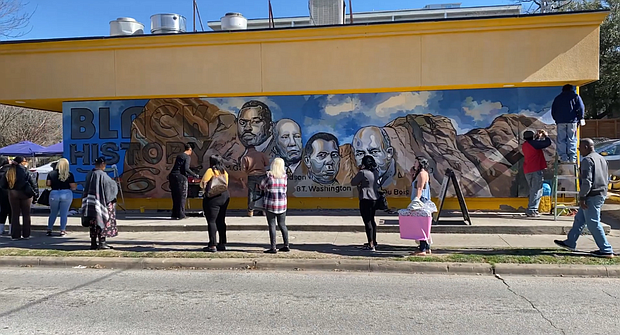 Photos below are courtesy of artist Reginald Adams