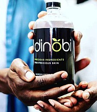 Augie and Sylvia Emuwa created Dinobi Detergent to care for the skin and cleaning
needs of their family of six. PHOTOS PROVIDED BY dinobi