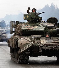 Chairman of the Joint Chiefs of Staff Gen. Mark Milley went last week to an undisclosed airfield near the Ukrainian border that has become a hub for shipping weapons, a senior Defense Department official said, seeing firsthand the multinational effort to get weapons into Ukraine amid Russia's unprovoked invasion.
Mandatory Credit:	Anatolii Stepanov/AFP/Getty Images