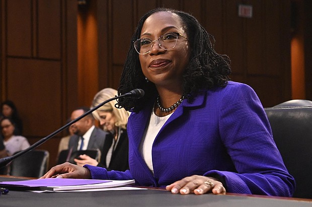 The Senate Judiciary Committee's confirmation hearings for Supreme Court nominee Ketanji Brown Jackson have begun. If confirmed, Jackson will be the first Black woman to serve on the nation's highest court.
Mandatory Credit:	Saul Loeb/AFP/Getty Images