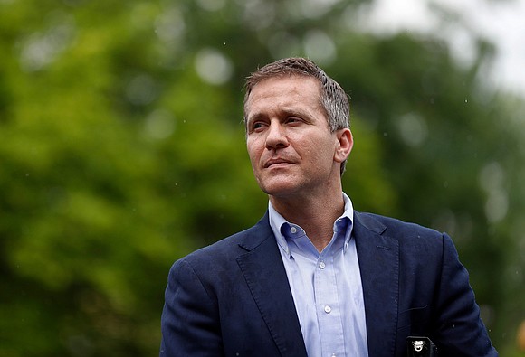 The ex-wife of leading GOP Senate candidate and former Missouri Gov. Eric Greitens alleged he was physically abusive toward his …