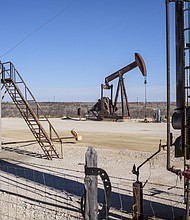 A pumpjack extracts oil near Crane, Texas, on Jan. 30.
Mandatory Credit:	Matthew Busch/Bloomberg/Getty Images
