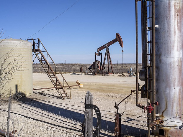 A pumpjack extracts oil near Crane, Texas, on Jan. 30.
Mandatory Credit:	Matthew Busch/Bloomberg/Getty Images