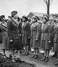 The all-Black 6888th battalion of the Women's Army Corps took on a massive backlog of mail in the European front in World War II.
Mandatory Credit:	Photo 12/Universal Images Group Editorial/Getty Images