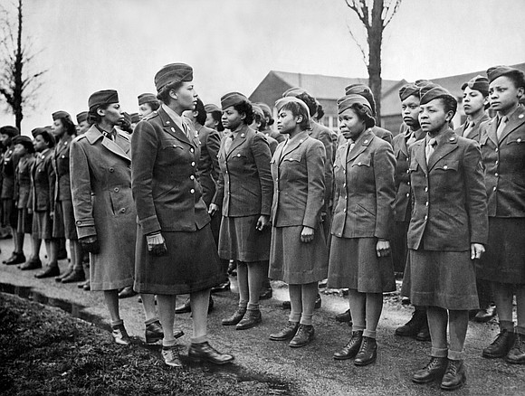 An all-Black Women's Army Corps unit that sorted millions of pieces of mail in unheated warehouses during World War II …