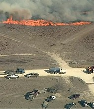 The National Weather Service issued an urgent fire warning for areas of Eastland County north of FM 2731 and County Road 230, urging residents to evacuate immediately.
Mandatory Credit:	KTVT