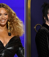 Beyoncé and Billie Eilish are among this year's Oscar performers.
Mandatory Credit:	Getty