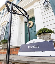 Pictured is a single-family home for sale in Washington, D.C., on February 18. Mortgage rates continue to rise amid fears of inflation and geopolitical uncertainty.
Mandatory Credit:	Jim Lo Scalzo/EPA-EFE/Shutterstock