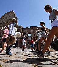 Italy remains one of Europe's least affected countries.
Mandatory Credit:	VINCENZO PINTO/AFP via Getty Images