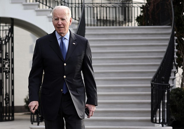 President Joe Biden is pictured at the White House prior to traveling to Europe on March 23. Biden's proposed budget for the fiscal year 2023 includes billions to counter Russian aggression and a new tax on America's wealthiest.
Mandatory Credit: Alex Wong/Getty Images