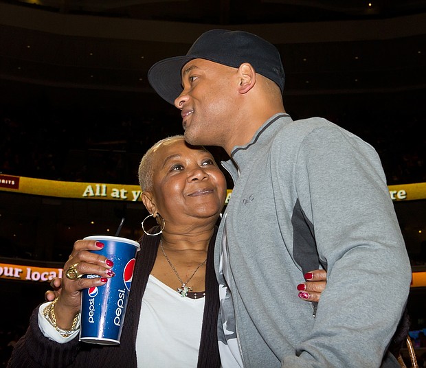 Will Smith's mother Carolyn Smith, seen here in 2012, says she's never seen her son "go off."
Mandatory Credit: Gilbert Carrasquillo/Getty Images