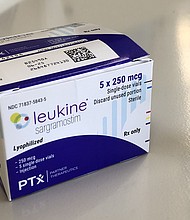 The FDA approved Leukine to treat acute radiation syndrome in the event of a radiological or nuclear emergency in March 2018.
Mandatory Credit:	Courtesy Partner Therapeutics