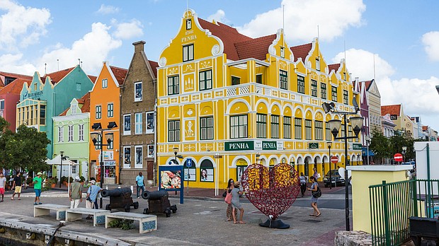 The Penha Building was built in 1708 in the Dutch colonial style and is now a department store in Willemstad, the capital of the island.
Mandatory Credit: Jon G. Fuller/VWPics/AP