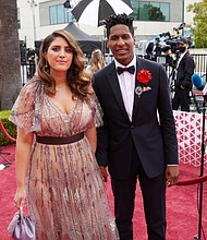 Suleika Jaouad and Jon Batiste, here at the Oscars in 2021, married in February.
Mandatory Credit:	Matt Sayles/A.M.P.A.S./Getty Images