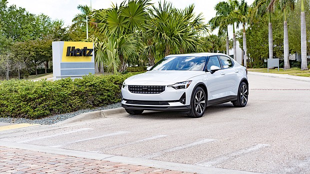 Hertz and Polestar announced that Hertz would be buying up to 65,000 Polestars over the next five years.
Mandatory Credit:	Polestar