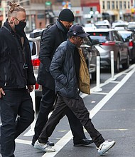 Chris Rock enters the Wilbur Theater in Boston for the first of his two sold-out performances on March 30. Three days earlier, Rock was slapped by Will Smith at the Academy Awards.
Mandatory Credit:	Barry Chin/Boston Globe/Getty Images