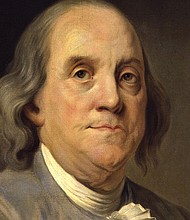 Seen here is a portrait of Benjamin Franklin by Joseph-Siffred Duplessis. "Benjamin Franklin," a four-hour documentary devoted to the Founding Father, is filmmaker Ken Burns' latest deep dive into US history.
Mandatory Credit:	GraphicaArtis/Getty Images