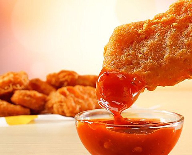 Spicy Chicken McNuggets are back for a limited time.
Mandatory Credit:	McDonald's