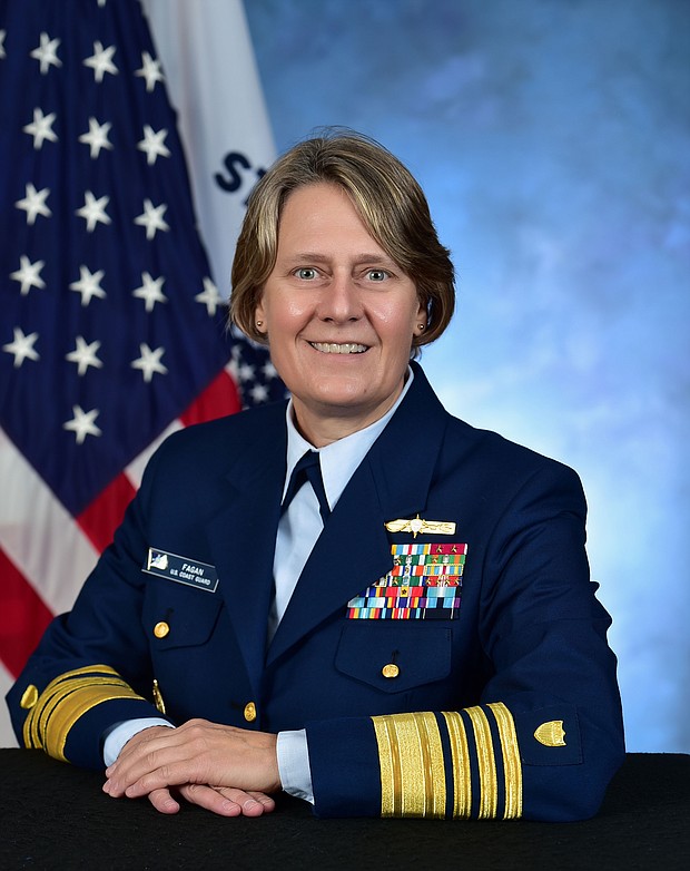 President Joe Biden has nominated Adm. Linda Fagan to serve as the next commandant of the US Coast Guard.
Mandatory Credit:	US Coast Guard