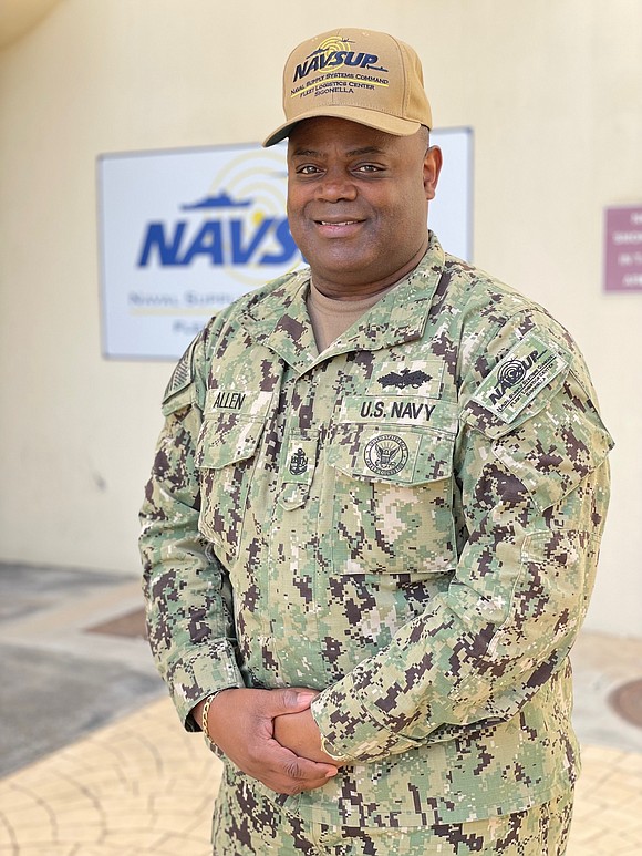 Chief Petty Officer Clarence Allen, a native of Dallas, Texas, serves the U.S. Navy at Naval Supply Systems Command (NAVSUP) …