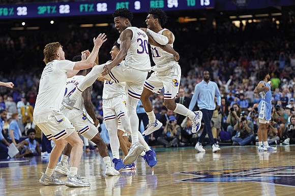 It was like magic. The University of Kansas went into the halftime locker room looking like a frog, and came ...