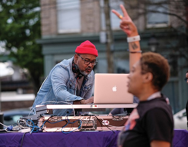 DJ and emcee Mad Skillz set the musical backdrop for the event, which was enjoyed by dozens of people. This is the fourth season for RVA Night Market, which will be open every second Saturday of the month with a revolving group of vendors, artists and musicians.